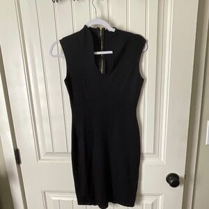 Rolla Coster small black zip up v-neck dress